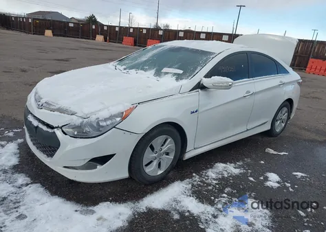 2013 Hyundai Sonata Hybrid из США, поврежденный, VIN KMHEC4A45DA070658
